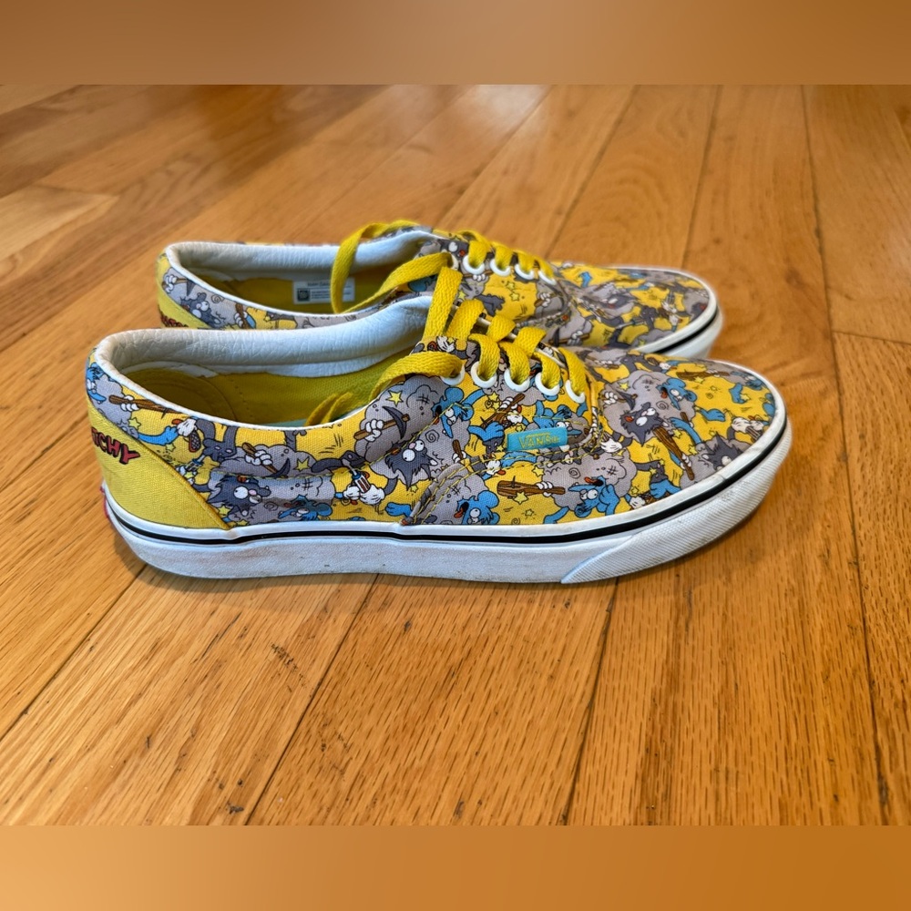 Vans Simpsons Itchy & scratchy Show shoes rare Mens size 6.5 women’s size 8